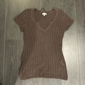 Jessica Sport - Brown Knit Top